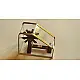 Swavalamban ~ Charkha { Brown . 11.5cm }